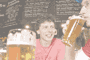 Images of Londoners Drinking Beer